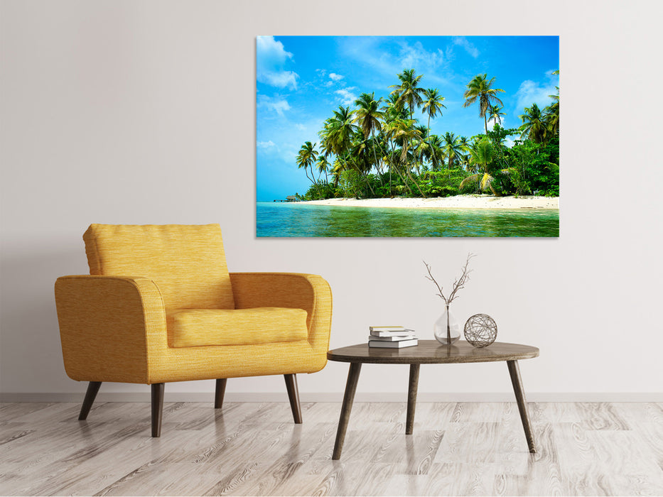 Canvas print Ready for the holiday island