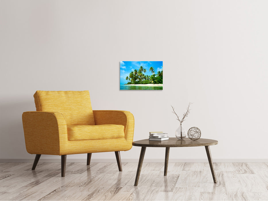 Canvas print Ready for the holiday island