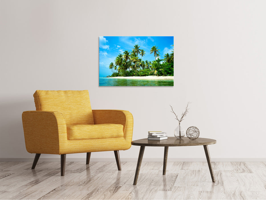 Canvas print Ready for the holiday island