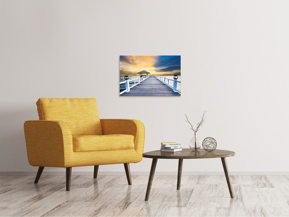 Canvas print The bridge into the sea