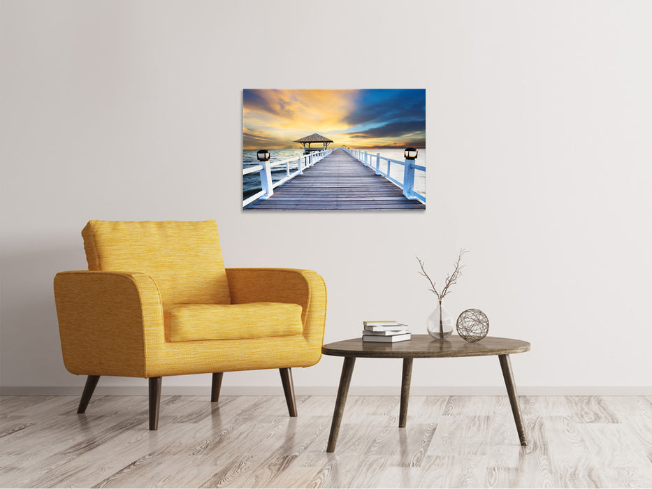 Canvas print The bridge into the sea