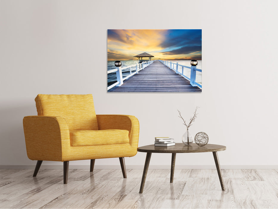 Canvas print The bridge into the sea