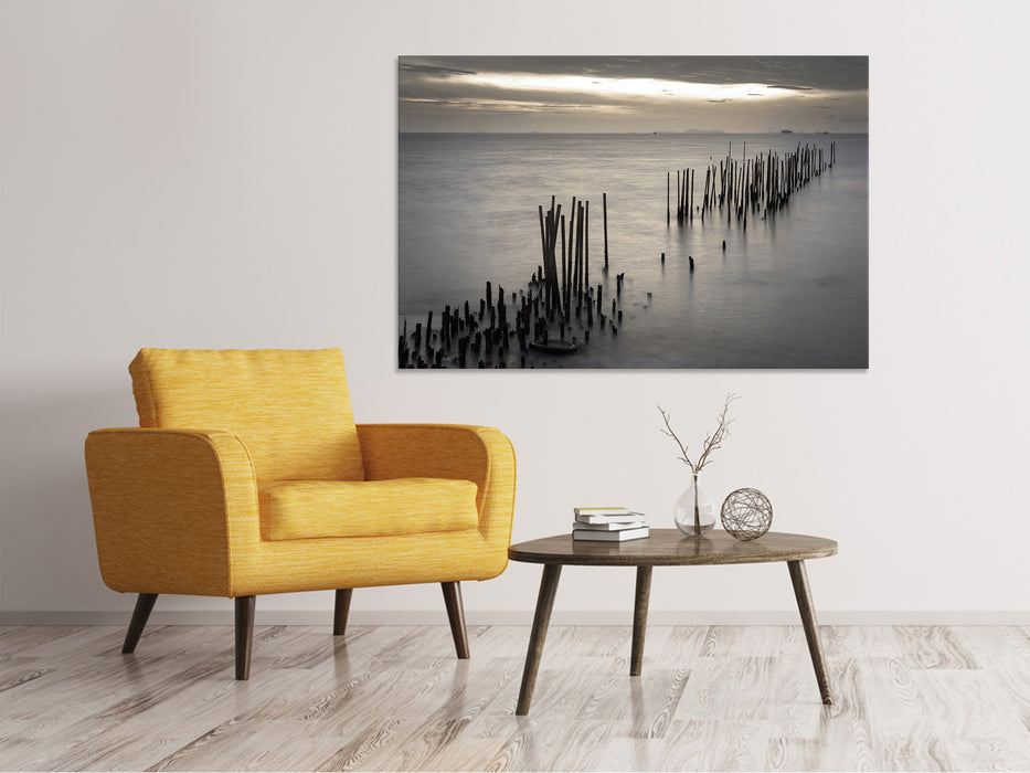 Canvas print The sea and the tear