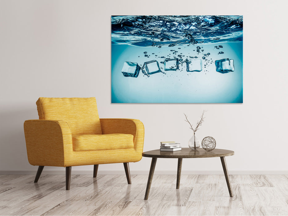 Canvas print Ice cube quadro