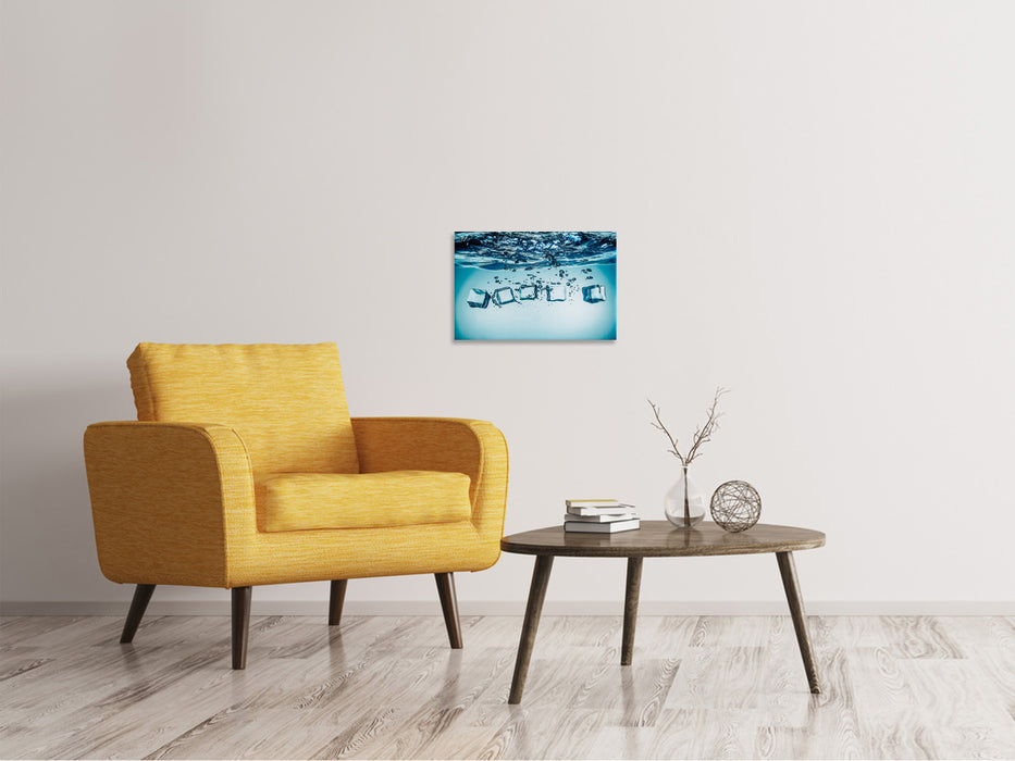 Canvas print Ice cube quadro