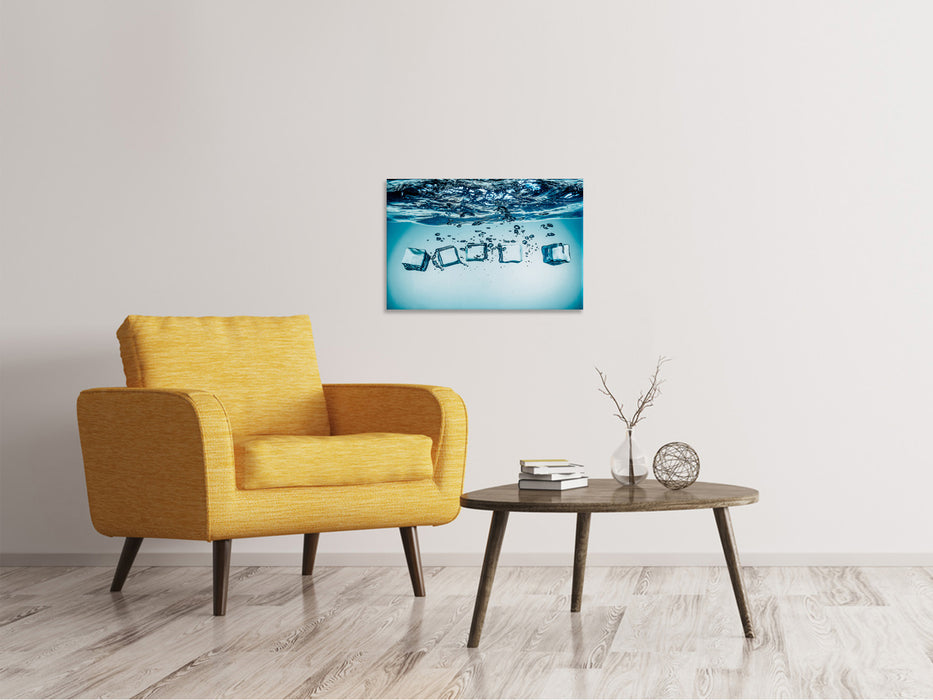 Canvas print Ice cube quadro