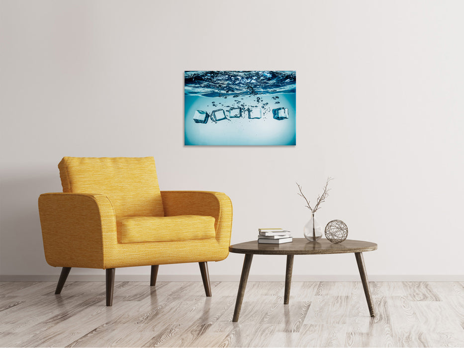 Canvas print Ice cube quadro