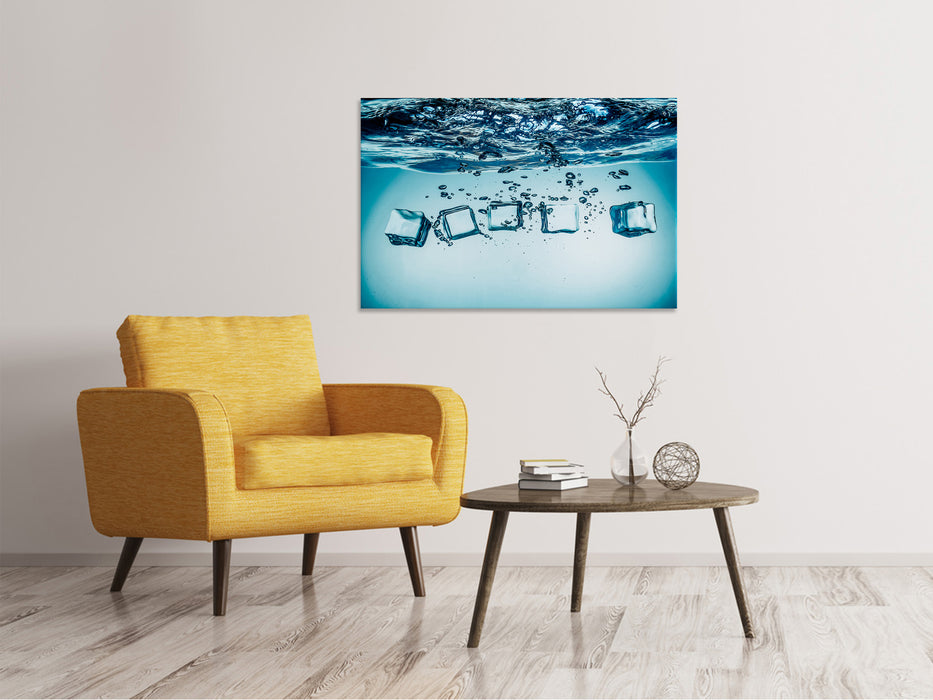 Canvas print Ice cube quadro