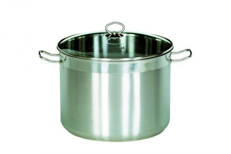 KARL KRÜGER Allzwecktopf Maxi 20 l Edelstahl mit Glasdeckel