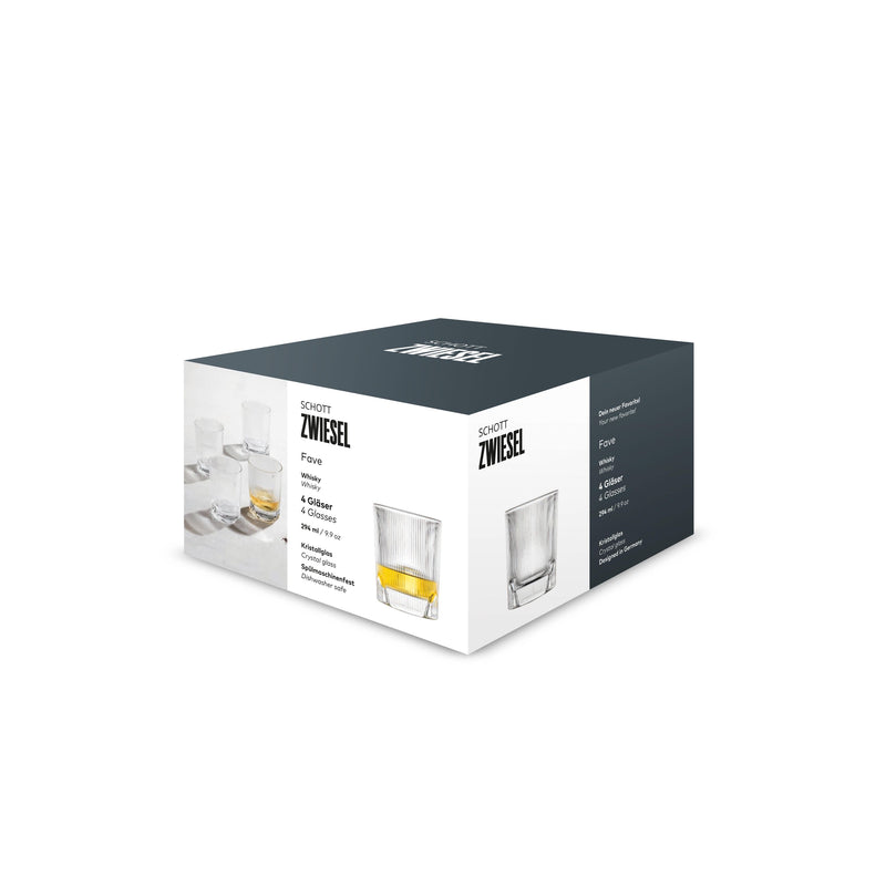 SCHOTT ZWIESEL Whiskyglas Fave 4er Set