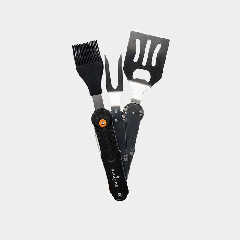 FLAMEFIELD BBQ-Multifunktionswerkzeug mit Magnet 5-in-1