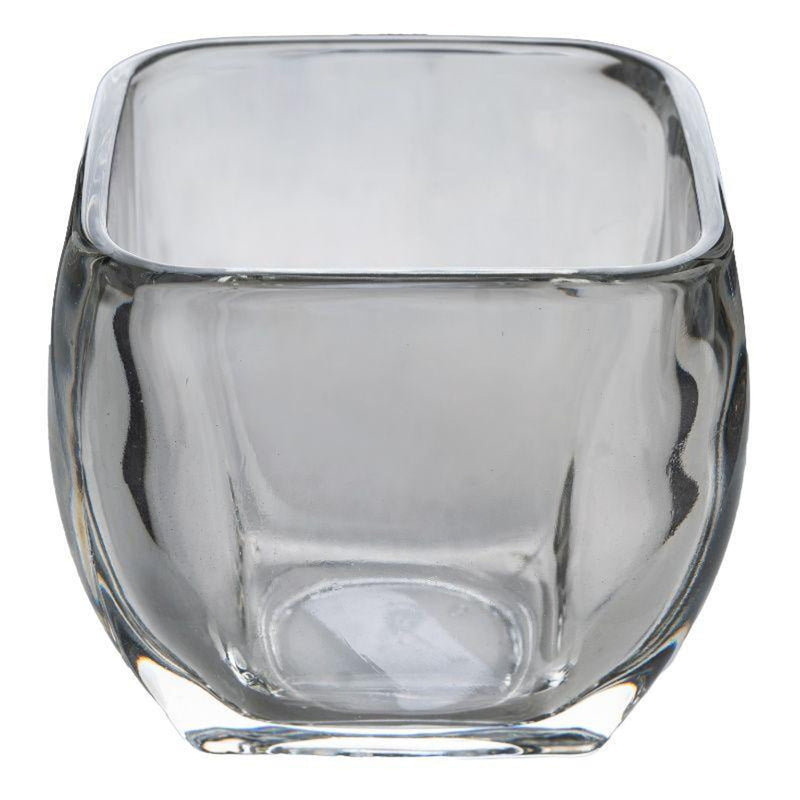 SANDRA RICH Glas Votive eckig mittel 11,0x10,6x9,6cm