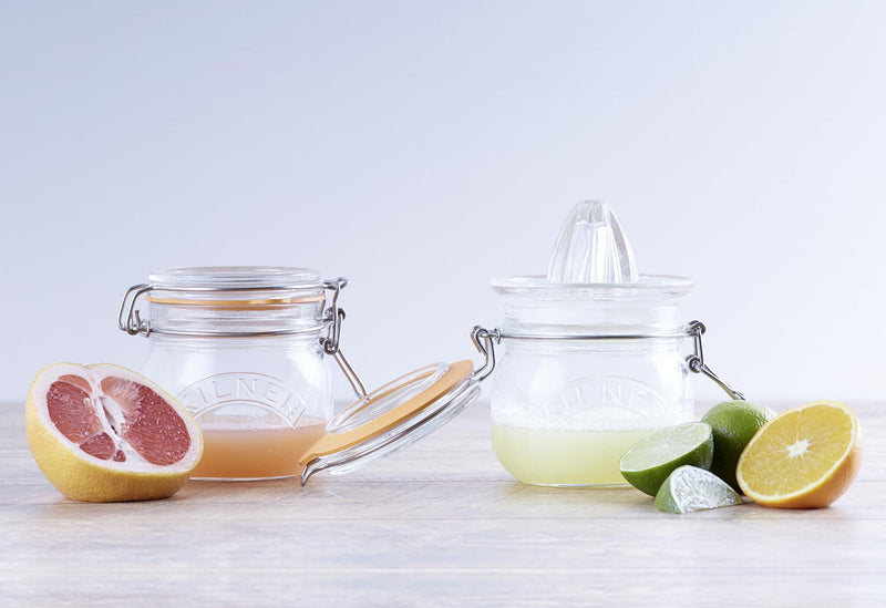Orangenpresse aus Glas mit Glas, 500 ml