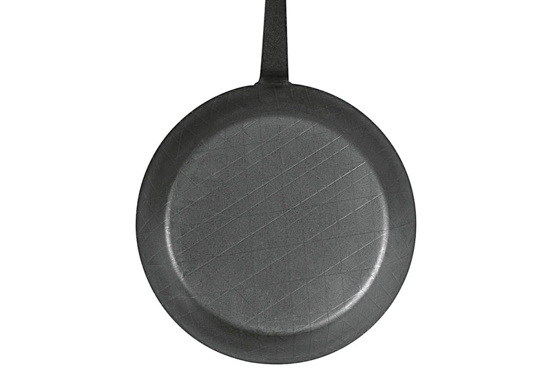 TURK Bratpfanne schmiedeeisern mit Hakenstiel Ø24cm schwarz
