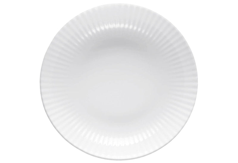 KRAUTHEIM & ADELBERG Teller tief Relief weiß 22cm 2Stück