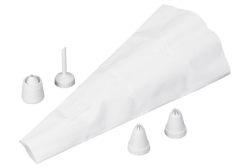 KAISER Spritzbeutel Set Classic 6teilig (Beutel mit 4 Tüllen)
