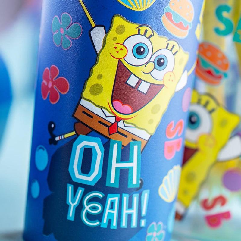 KOZIOL Trinkflasche Olli Sponge Bob Squarepants 500ml blau