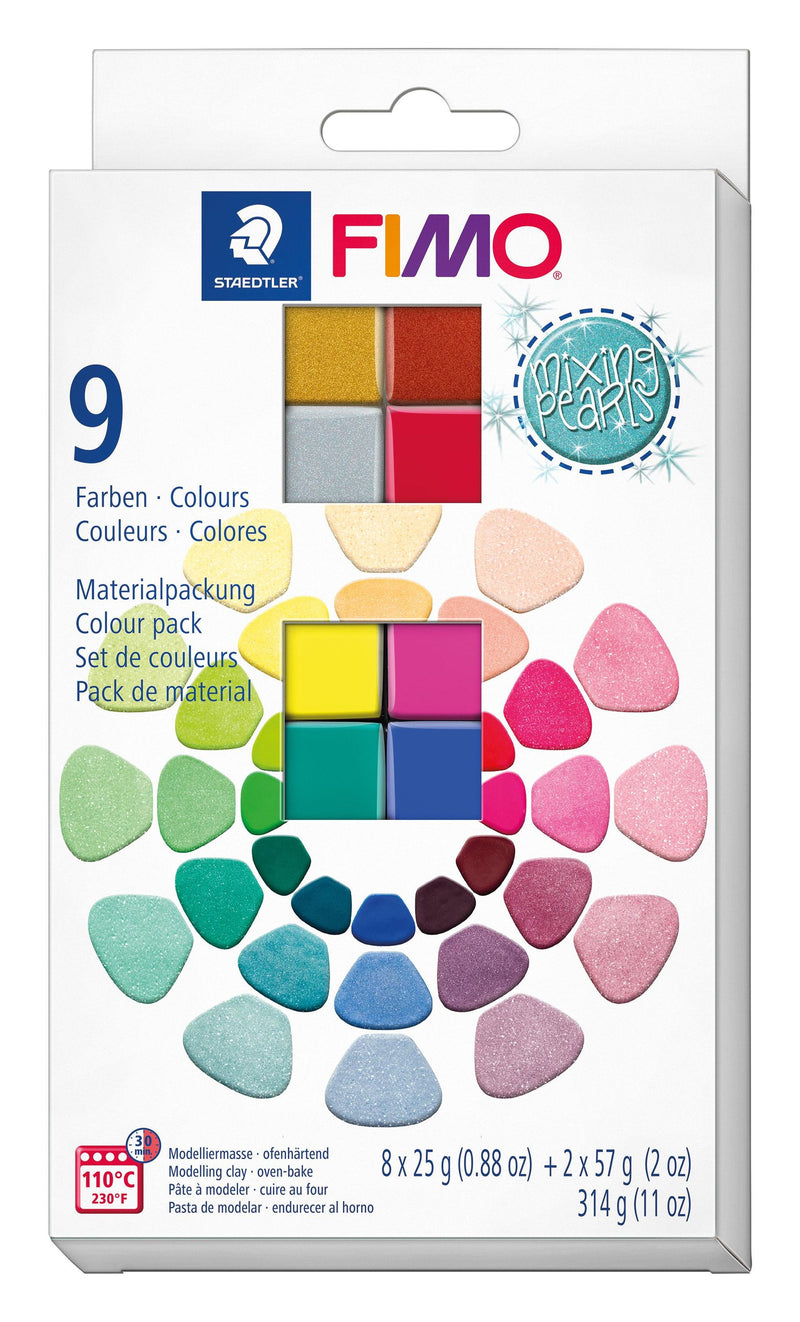 STAEDTLER Modelliermasse Fimo effect pearls Mixing Mica 10St