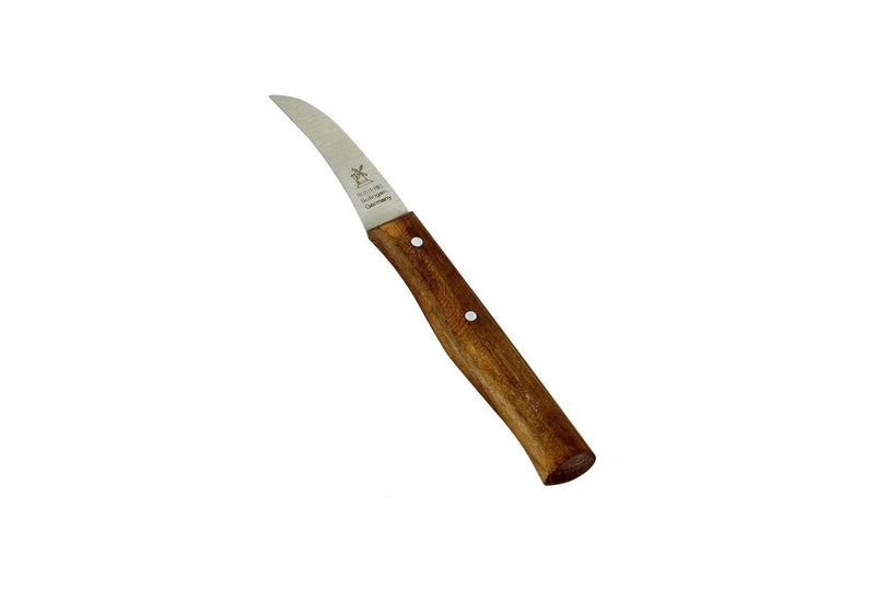 WINDMÜHLEN Schälmesser Vogelschnabel rostfrei Kirschholz 59mm