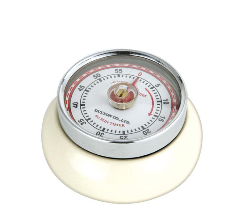 ZASSENHAUS Kurzzeitmesser Retro-Look 3cm Ø7cm creme