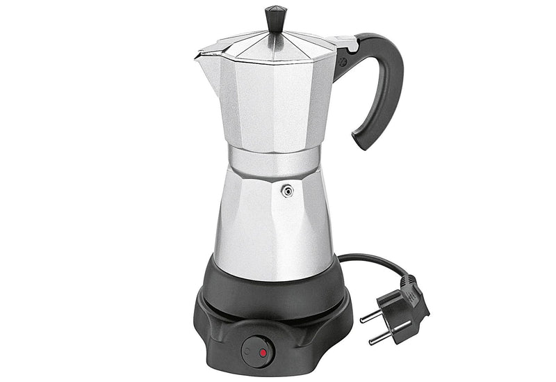 CILIO Espressokocher 6 Tassen Aluminium elektrisch 480 W Ø11,5cm