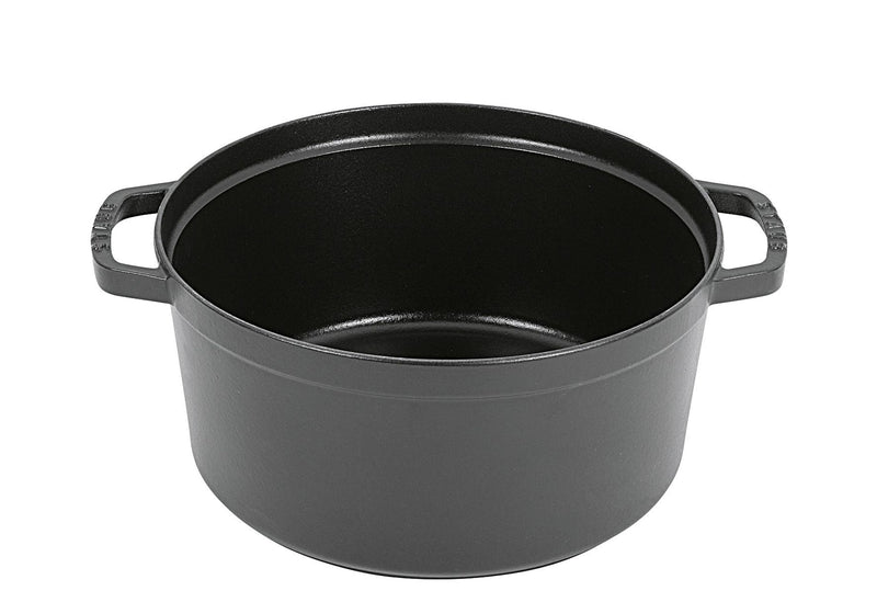 STAUB Cocotte Bräter new Classic Gusseisen 6,7 l Ø28cm schwarz