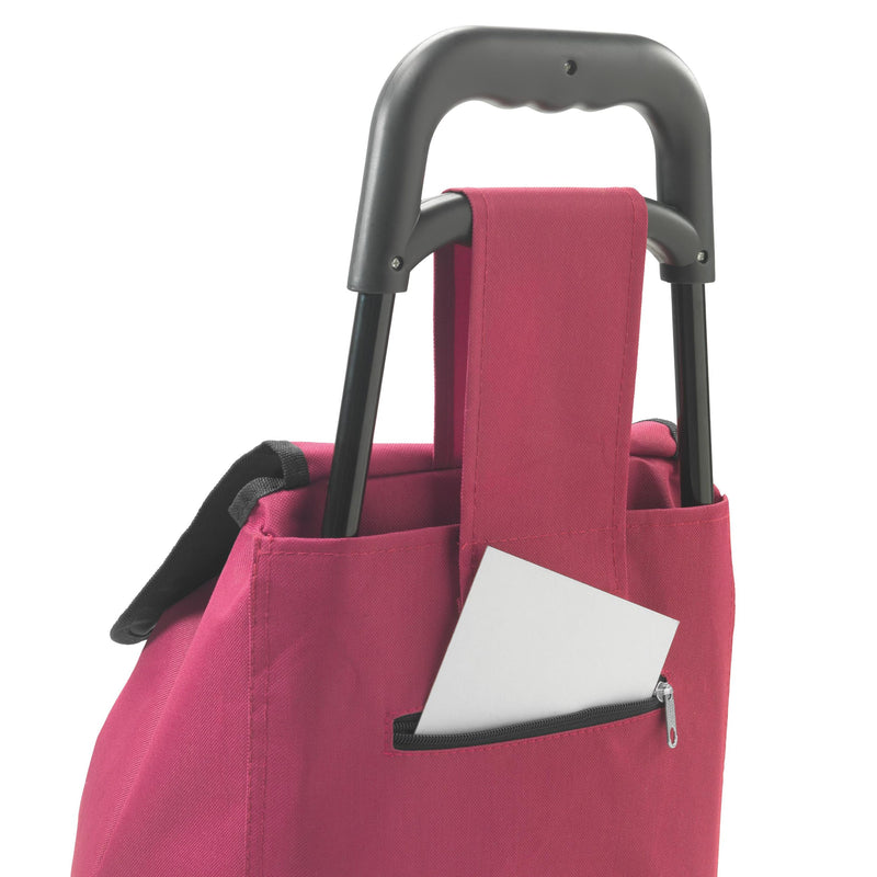 METALTEX Shopping-Trolley 40L Daphne mit Regenschirmtasche bordeaux
