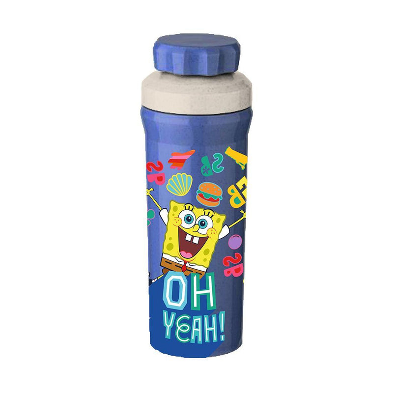 KOZIOL Trinkflasche Olli Sponge Bob Squarepants 500ml blau