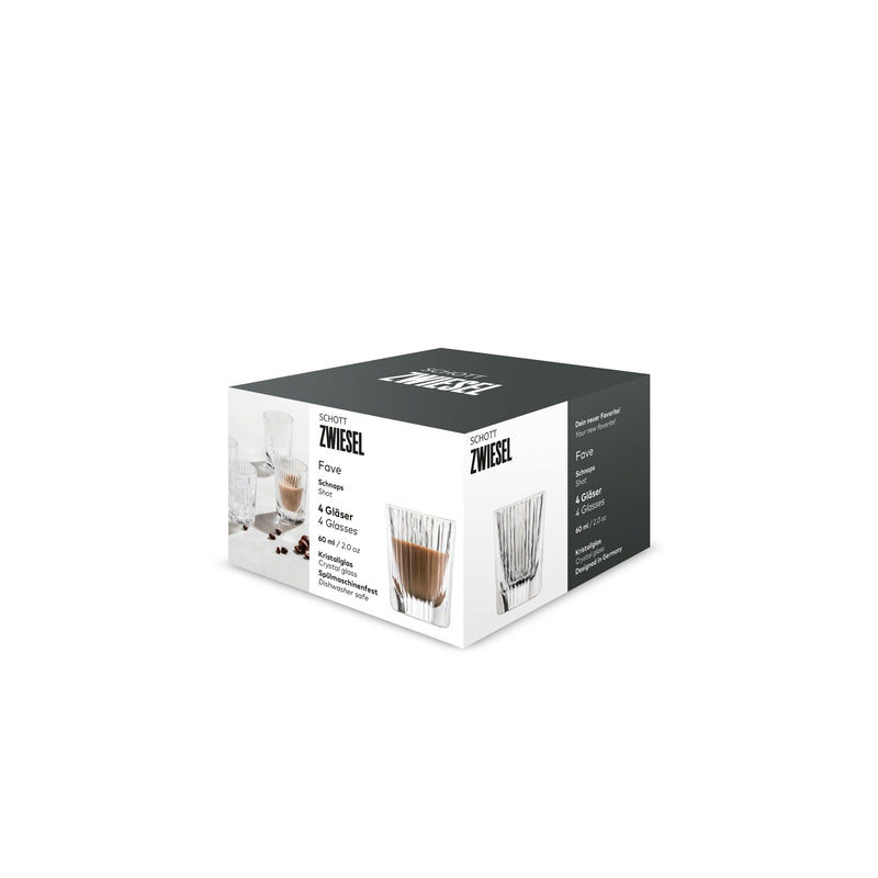 SCHOTT ZWIESEL Schnapsglas Fave 4er Set