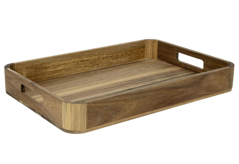 Holztablett 2 Griffe Acacia 38x26x4,9cm
