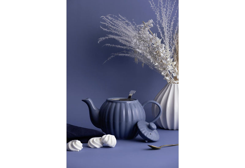 PRICE & KENSINGTON Teekanne Luxe 6 Tassen 1,1l blau