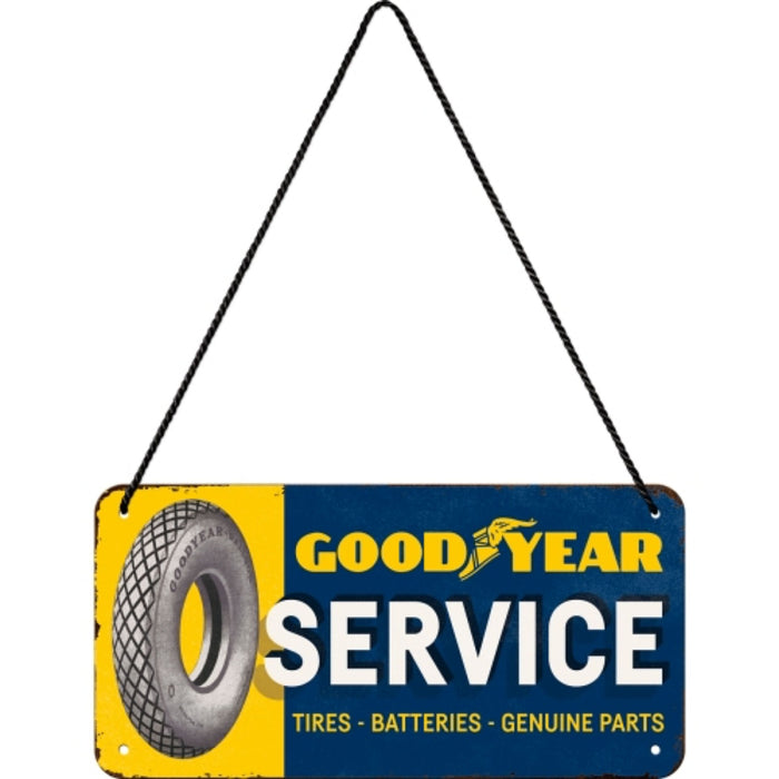 Hanging sign Goodyear - Service Nostalgic Art, the brand for cool, great advertising signs and retro products, a MUST for home and business