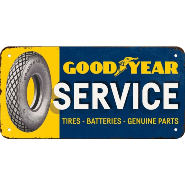 Hanging sign Goodyear - Service Nostalgic Art, the brand for cool, great advertising signs and retro products, a MUST for home and business