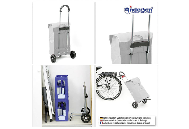 ANDERSEN Einkaufsroller Scala Shopper Walker schwarz