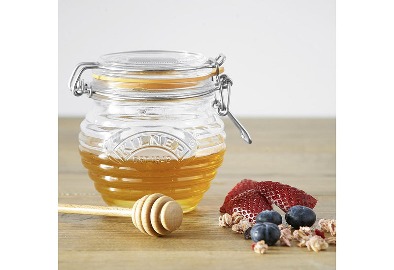 Honigtopf mit Honiglöffel, 400 ml