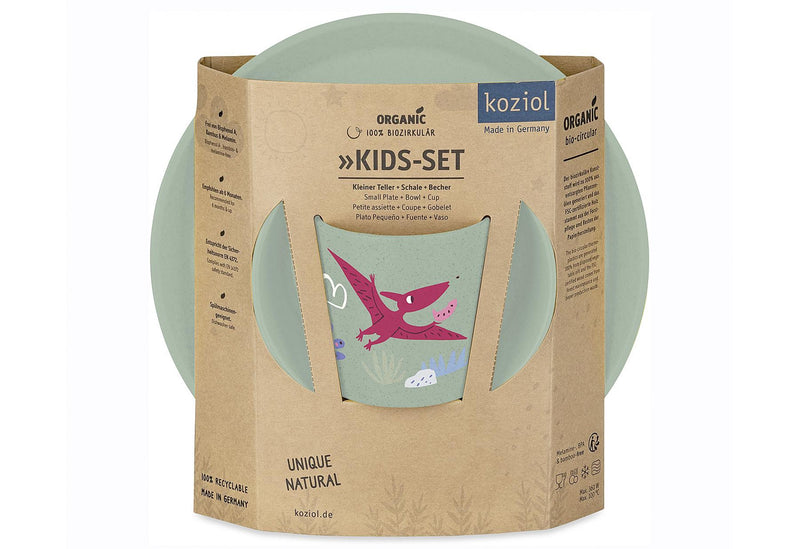 KOZIOL Kindergeschirr Rex 3teilig