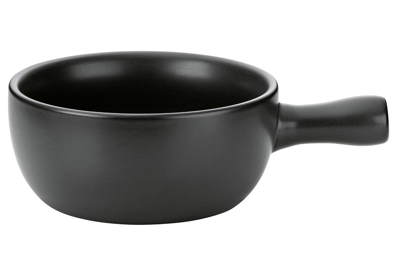 KELA Käsefonduepfanne Basel Ø22,5cm Keramik schwarz