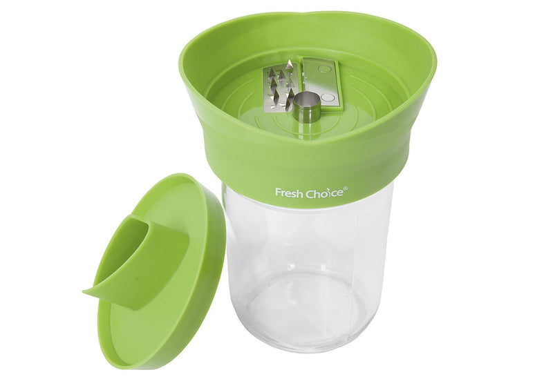 FRESH CHOICE Spiralschneider-Set Jar Buddies
