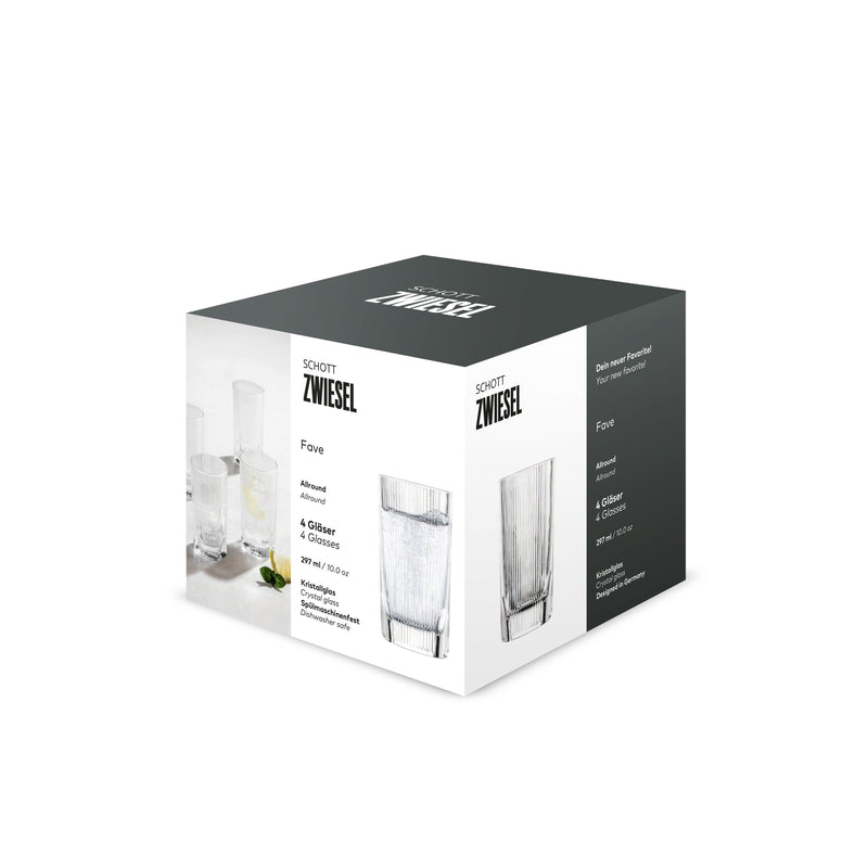 SCHOTT ZWIESEL Trinkkglas Fave 4er Set