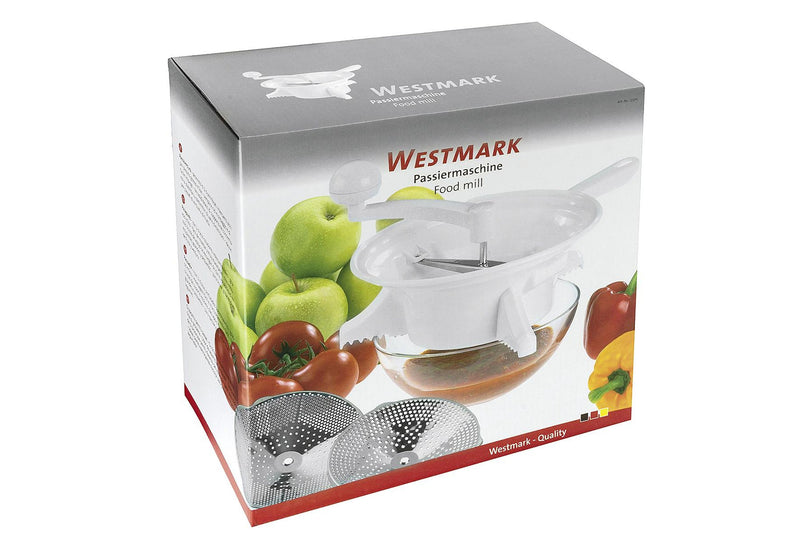 WESTMARK Passiermaschine Ø14cm weiß 2 Scheiben