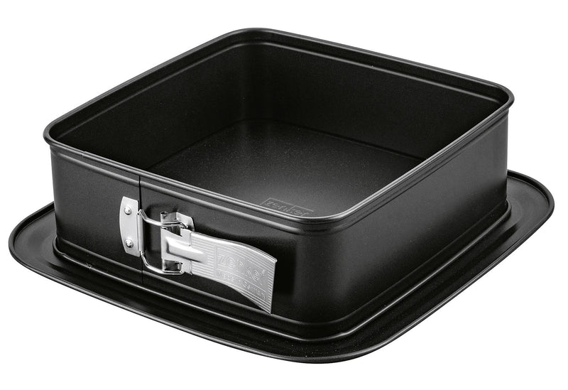 ZENKER Springform 24x24cm quadratisch Bake, Click & Go mit Haube und 2 Magnetschildern