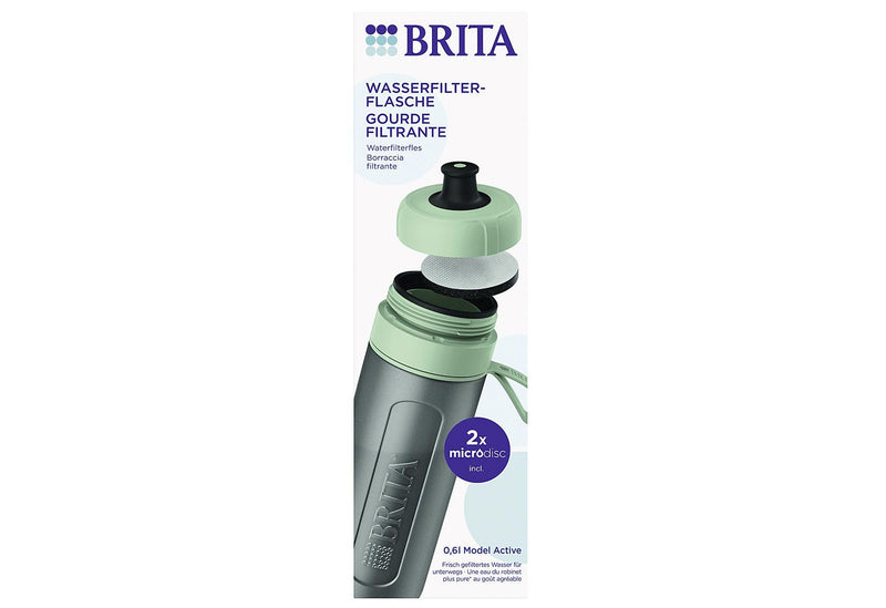BRITA Wasserfilter-Flasche Active dunkelblau inkl. 2 MicroDisc