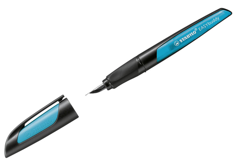 STABILO Füller EASYbuddy M schwarz/himmelblau