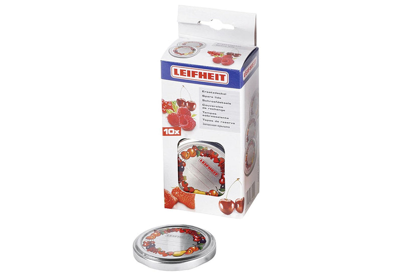 LEIFHEIT Twist-off Deckel Confiture Ø66mm 10er Pack