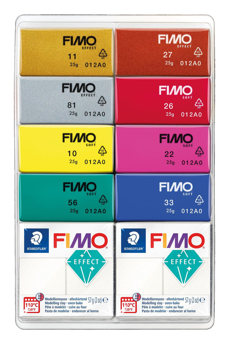 STAEDTLER Modelliermasse Fimo effect pearls Mixing Mica 10St