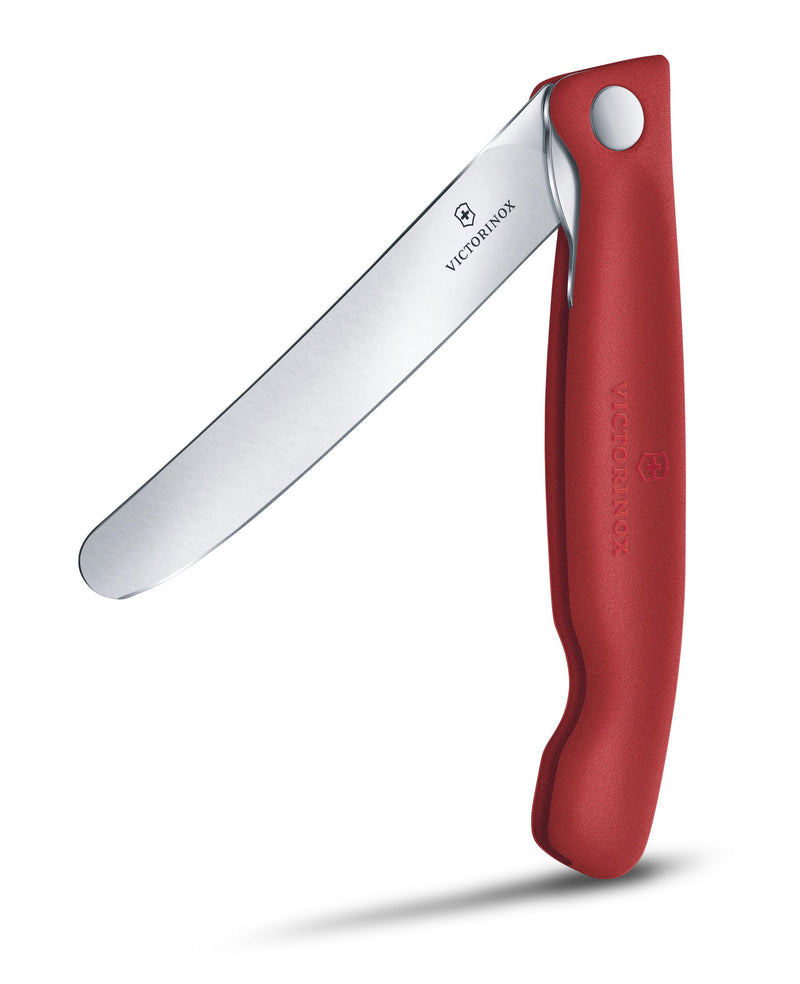 VICTORINOX Picknick Messer 11cm gerade rot