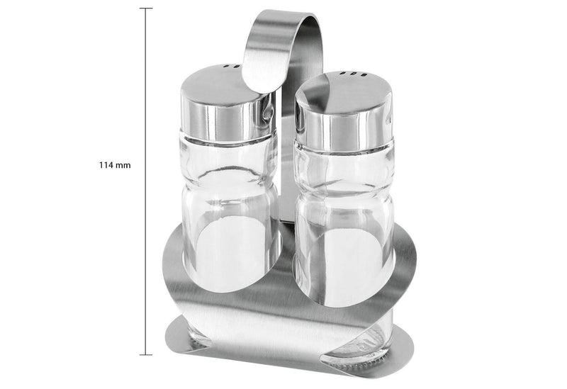WESTMARK Menage Wien Glas/Edelstahl je 40 ml 2teilig