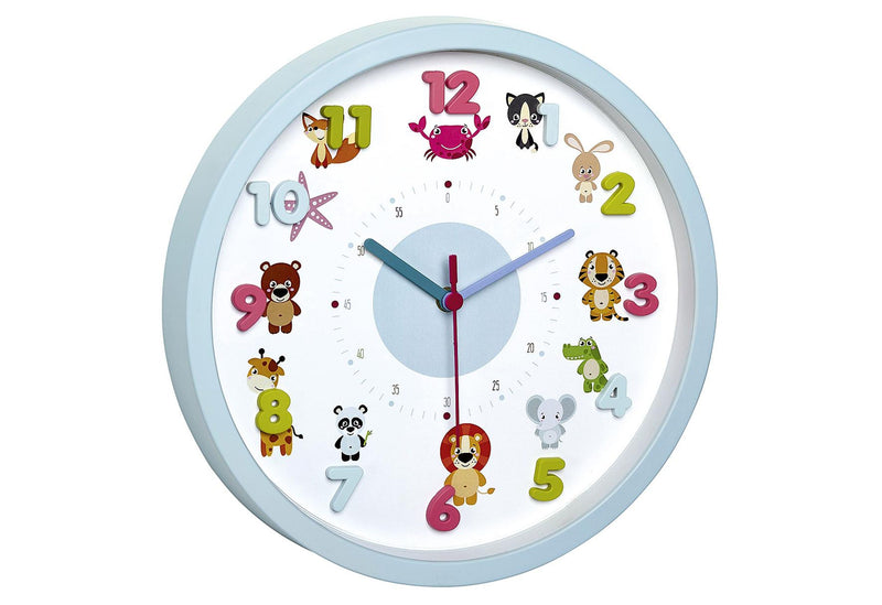 TFA Wanduhr Kinder Tiermotive Ø30,9cm