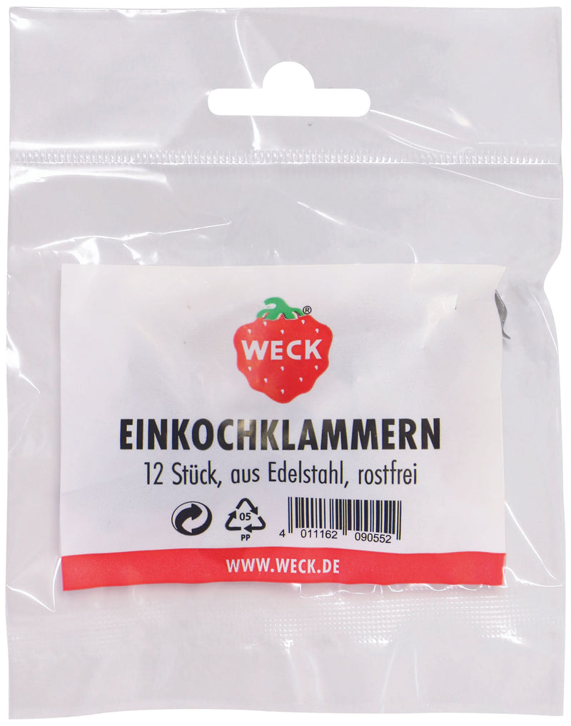 WECK Einweckklammern 8er Beutel