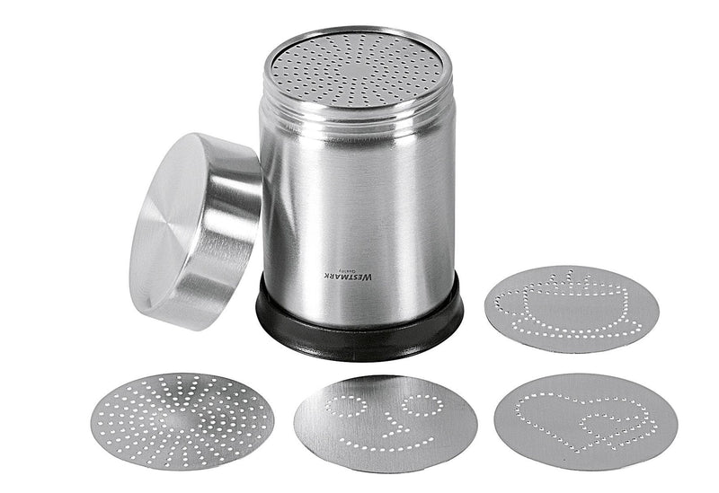 WESTMARK Dekorier-/Kakaostreuer 4 Motive 10cm Ø7cm